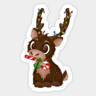 Christmas Reindeer Sticker